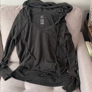 Aerie Just Add Leggings Grey Hoodie - Small